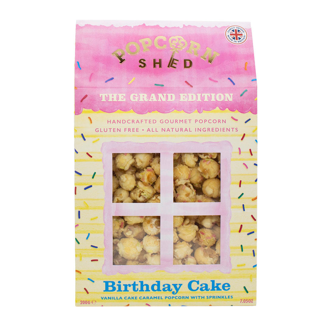 Birthday Cake Popcorn Grand Shed