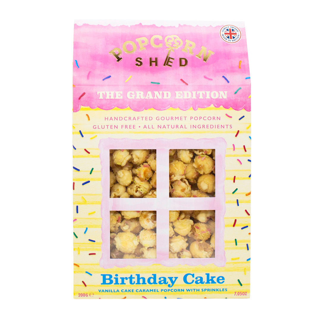Birthday Cake Popcorn Grand Shed - Popcorn Shed