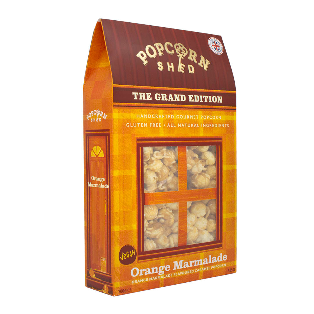Orange Marmalade Popcorn Grand Shed