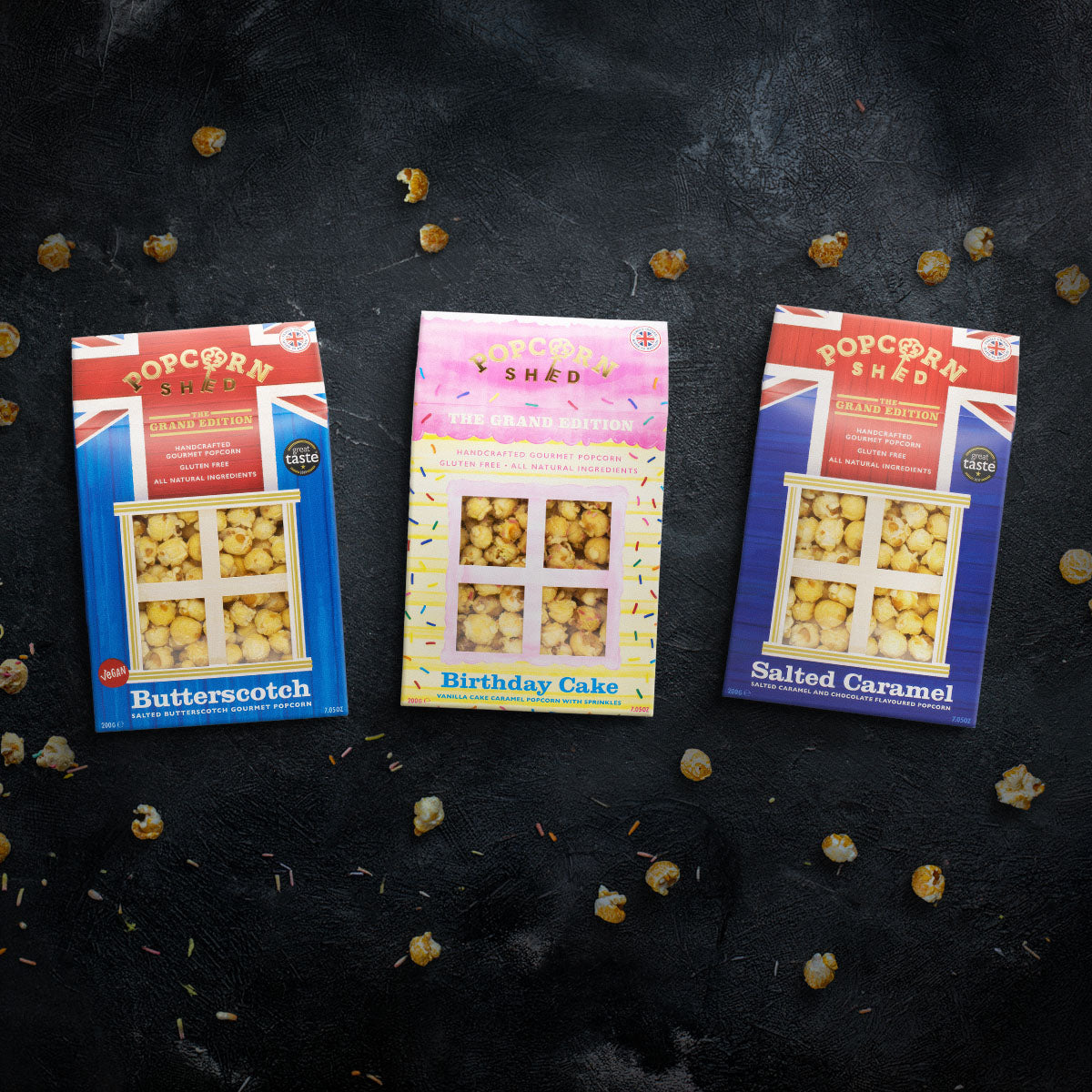 Birthday Cake Popcorn Grand Edition Shed | 200g