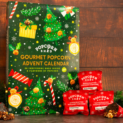 Festive Gourmet Popcorn Advent Calendar - Popcorn Shed
