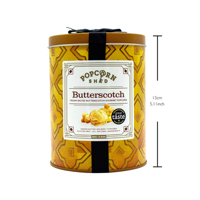 Butterscotch Popcorn Mini Gift Tin - Popcorn Shed