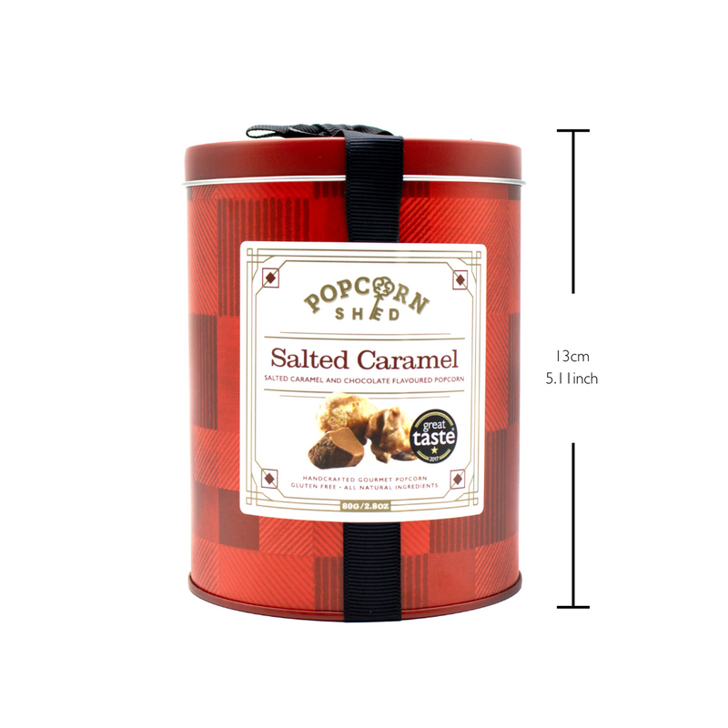 Salted Caramel Popcorn Mini Gift Tin - Popcorn Shed