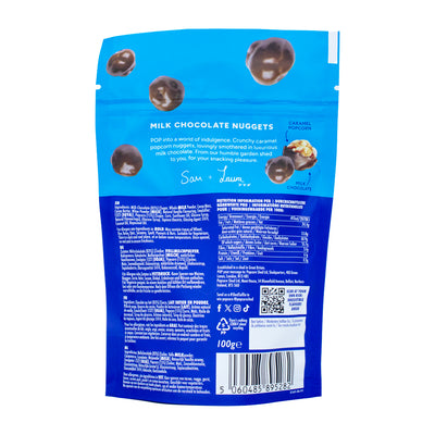 Milk Chocolate Popcorn Nuggets - Popcorn Shed