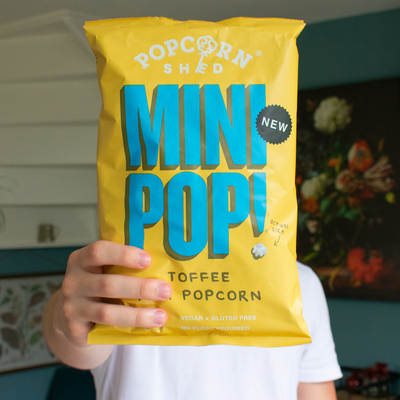 Mini Pop!® Popcorn Favourites Sharing Selection - 3 Vegan Flavours - Popcorn Shed