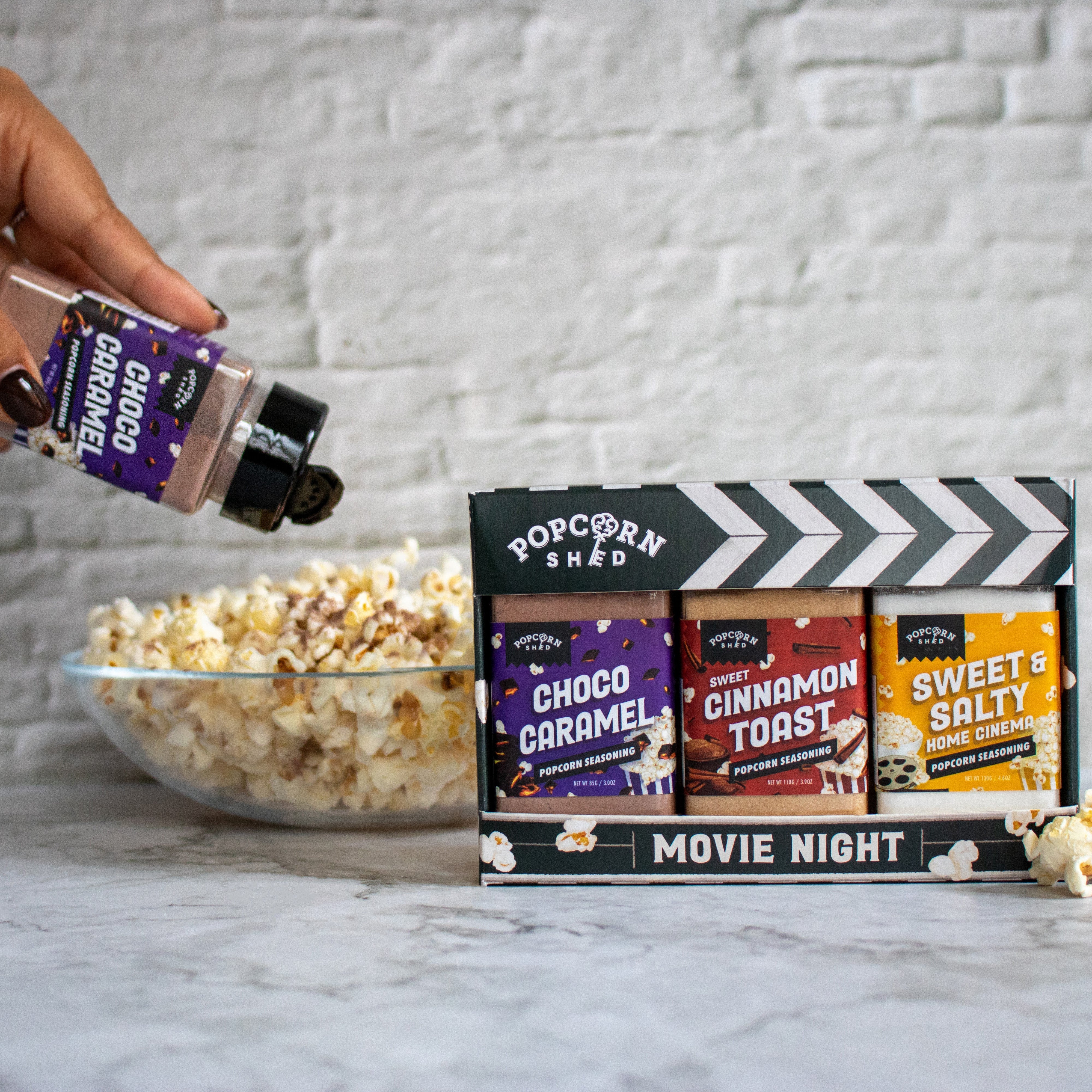 Popcorn Seasoning Movie Night Bundle 3 Pack - Popcorn Shed