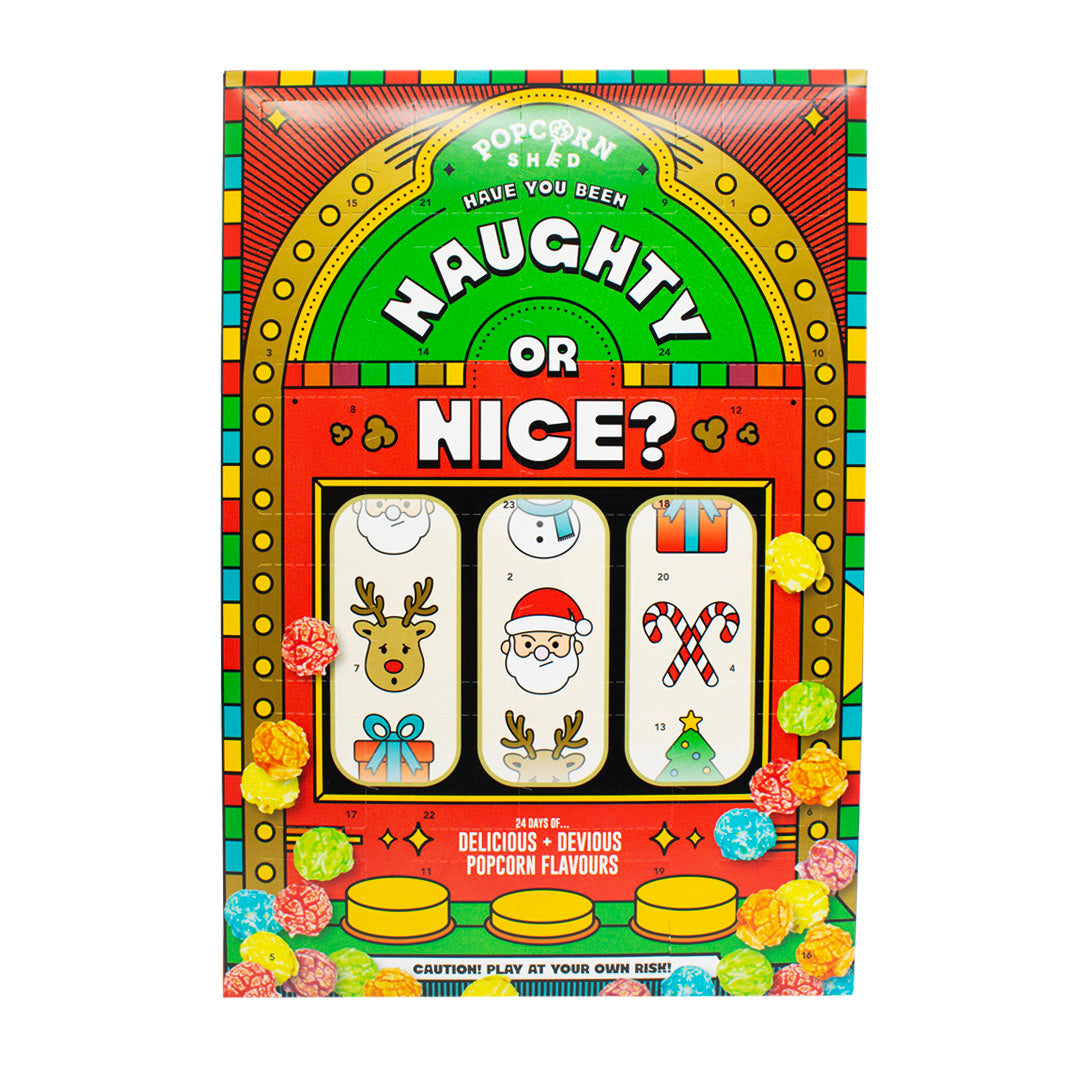 Naughty or Nice Popcorn Advent Calendar