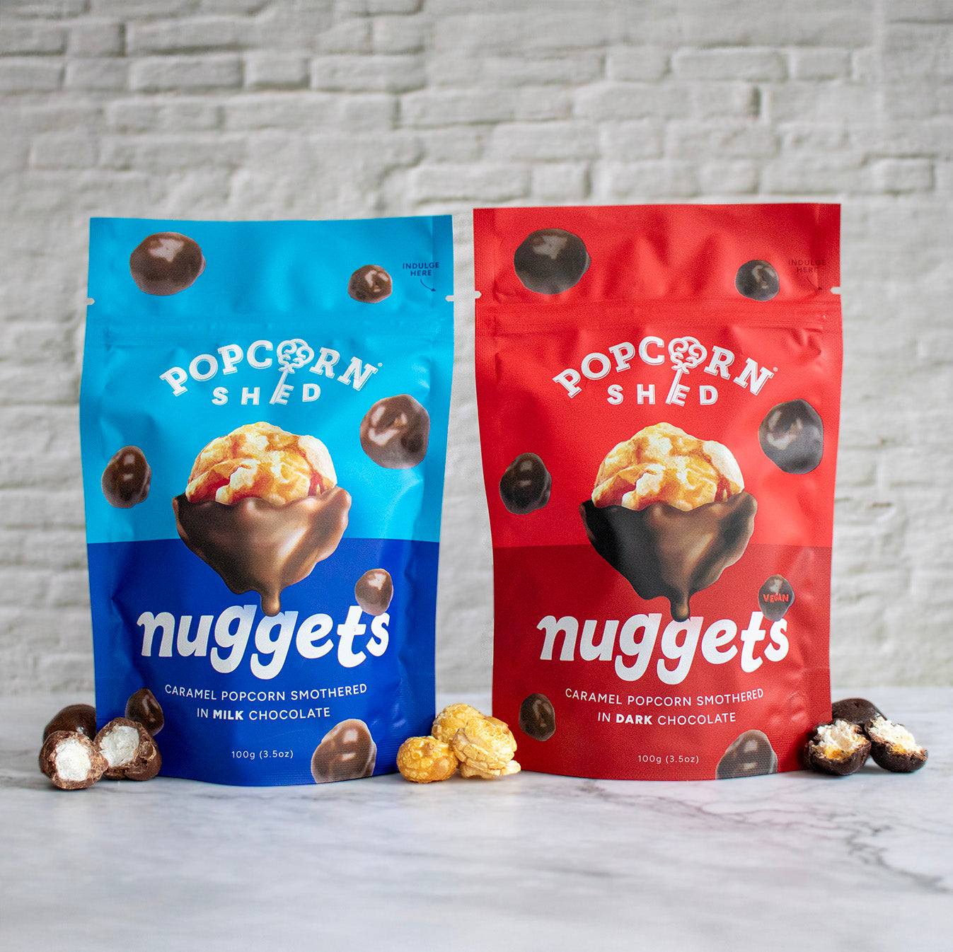 Dark Chocolate Popcorn Nuggets | Vegan Friendly | Popcorn Shed