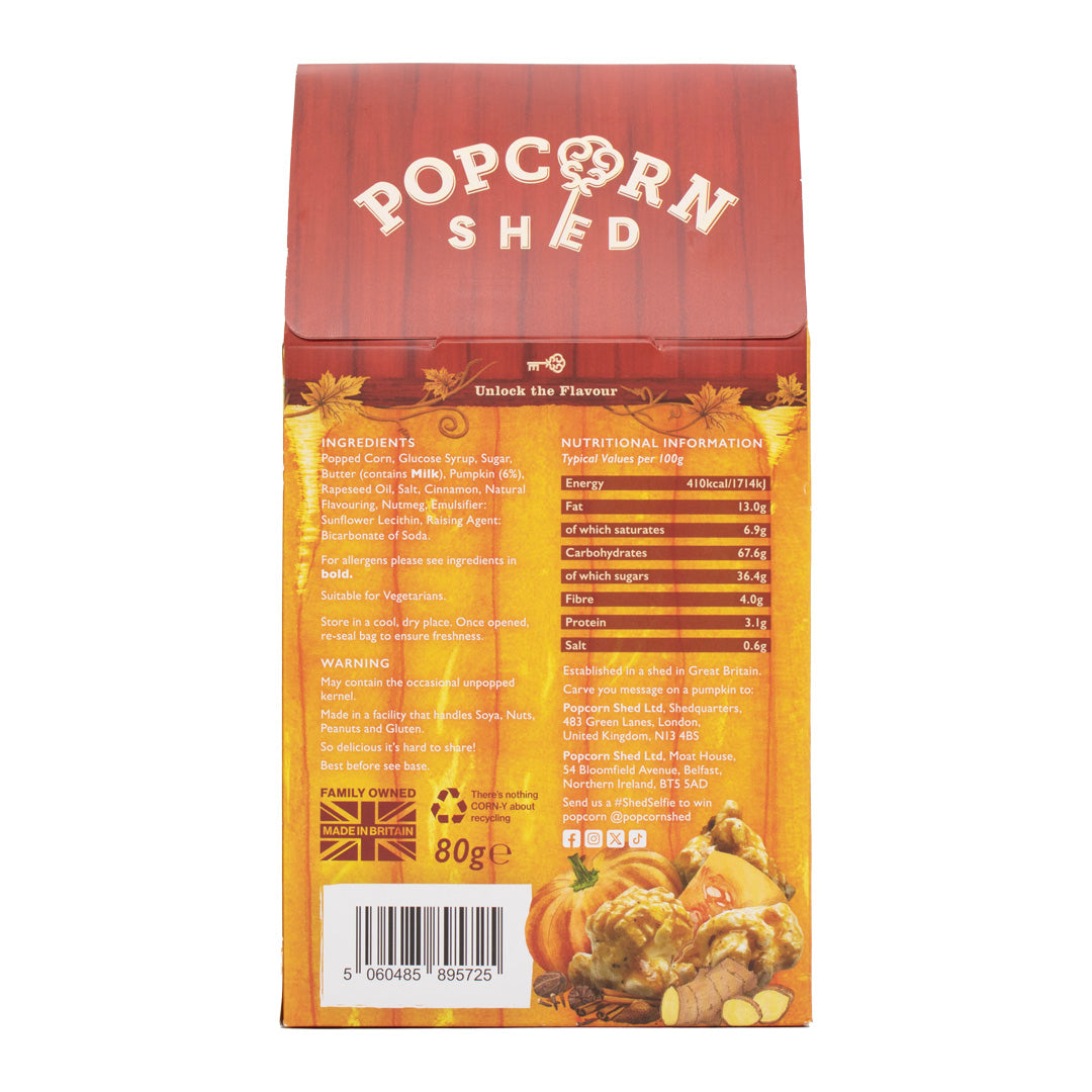 Pumpkin Spice Popcorn Shed - Popcorn Shed