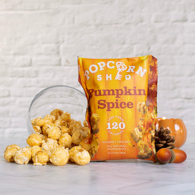 Pumpkin Spice Popcorn Snack Packs | 16 Pack