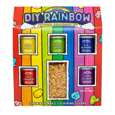 Rainbow DIY Rainbow Popcorn Colouring Kit - Popcorn Shed