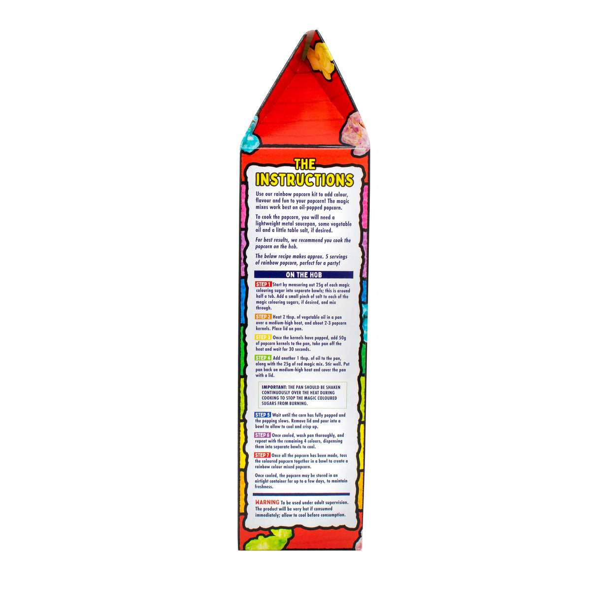 Rainbow DIY Rainbow Popcorn Colouring Kit - Popcorn Shed