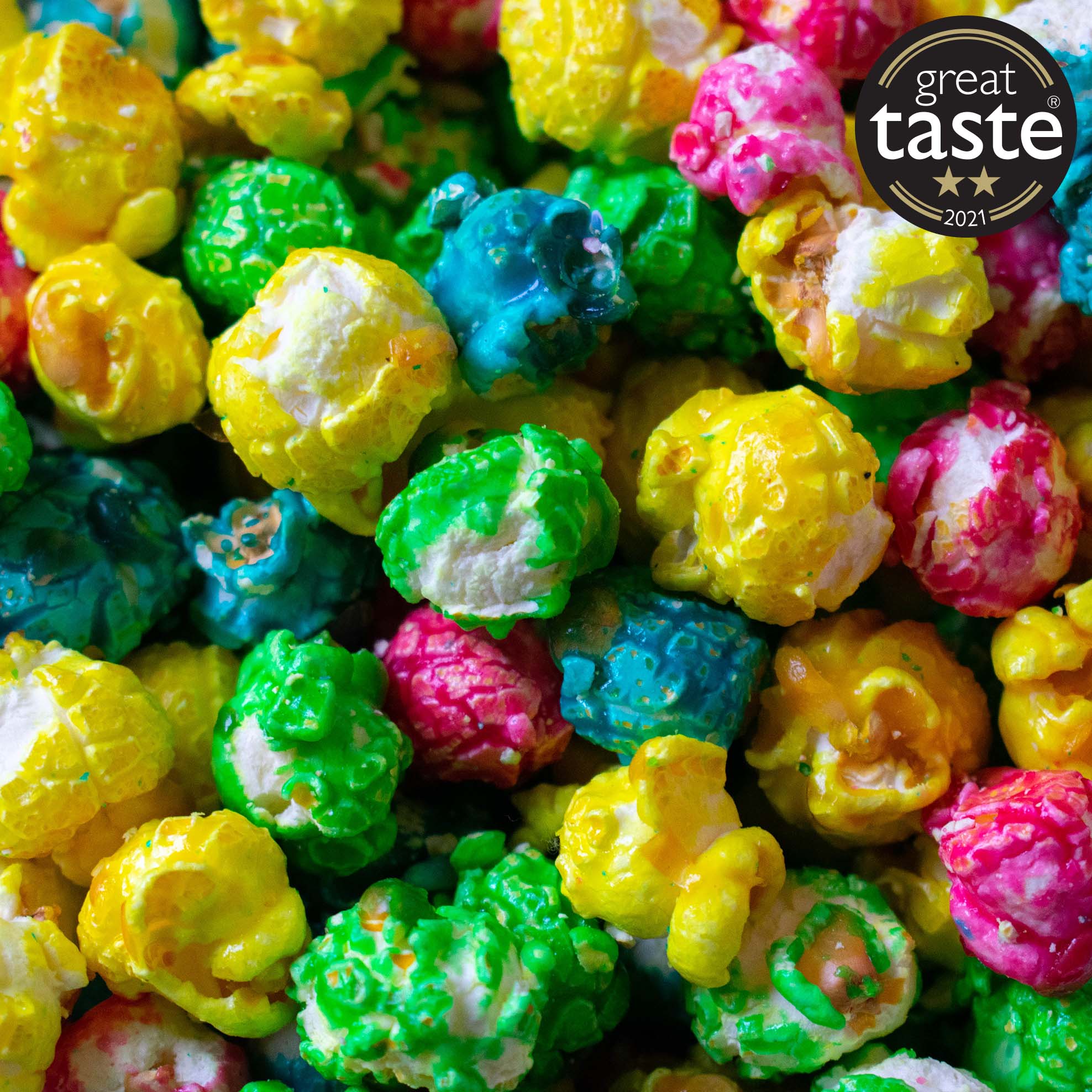 Vanilla Rainbow Popcorn (Great Taste Award 2021)