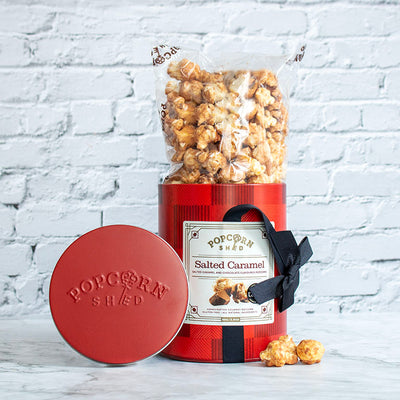 Salted Caramel Popcorn Mini Gift Tin - Popcorn Shed