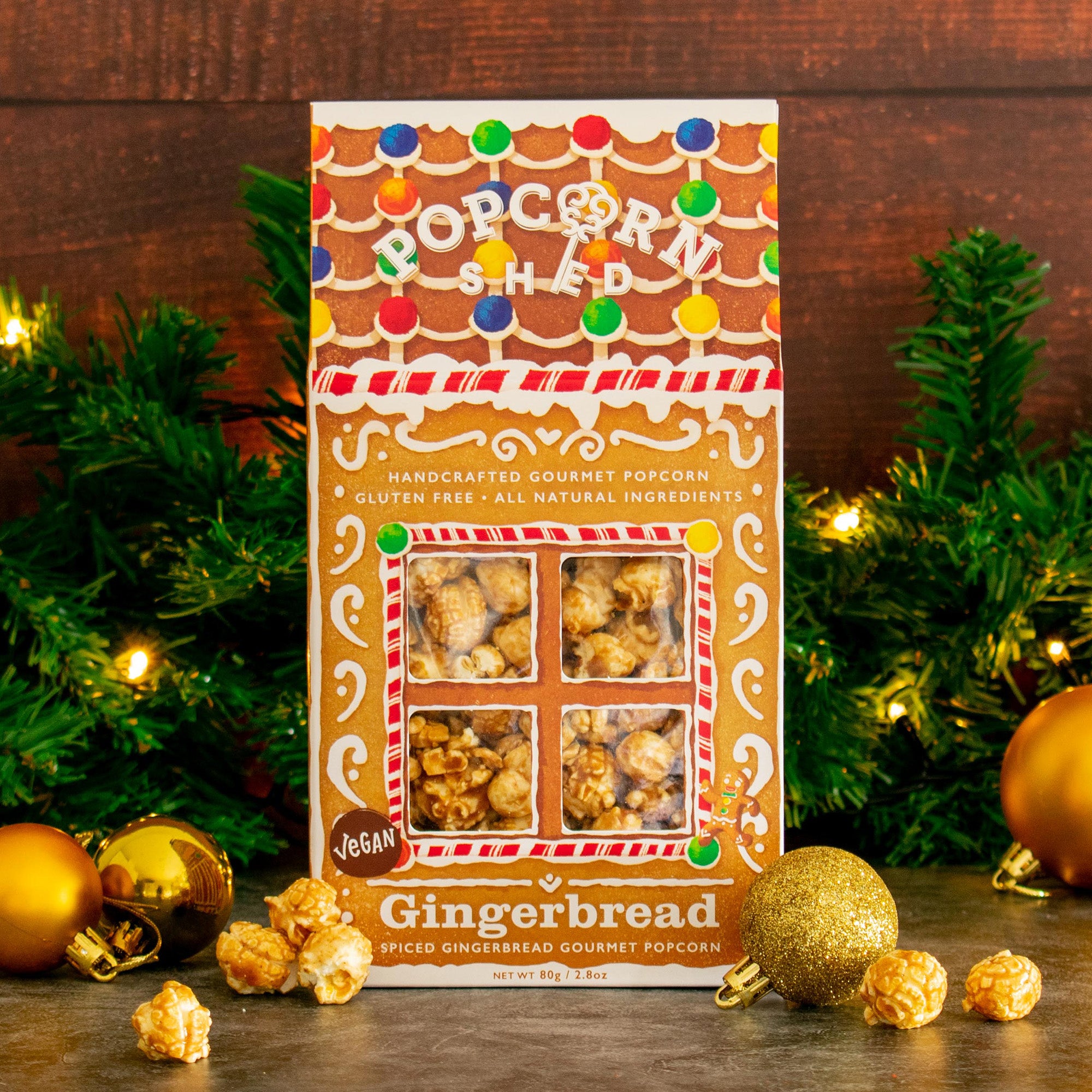 Gingerbread Popcorn Shed - Popcorn Shed
