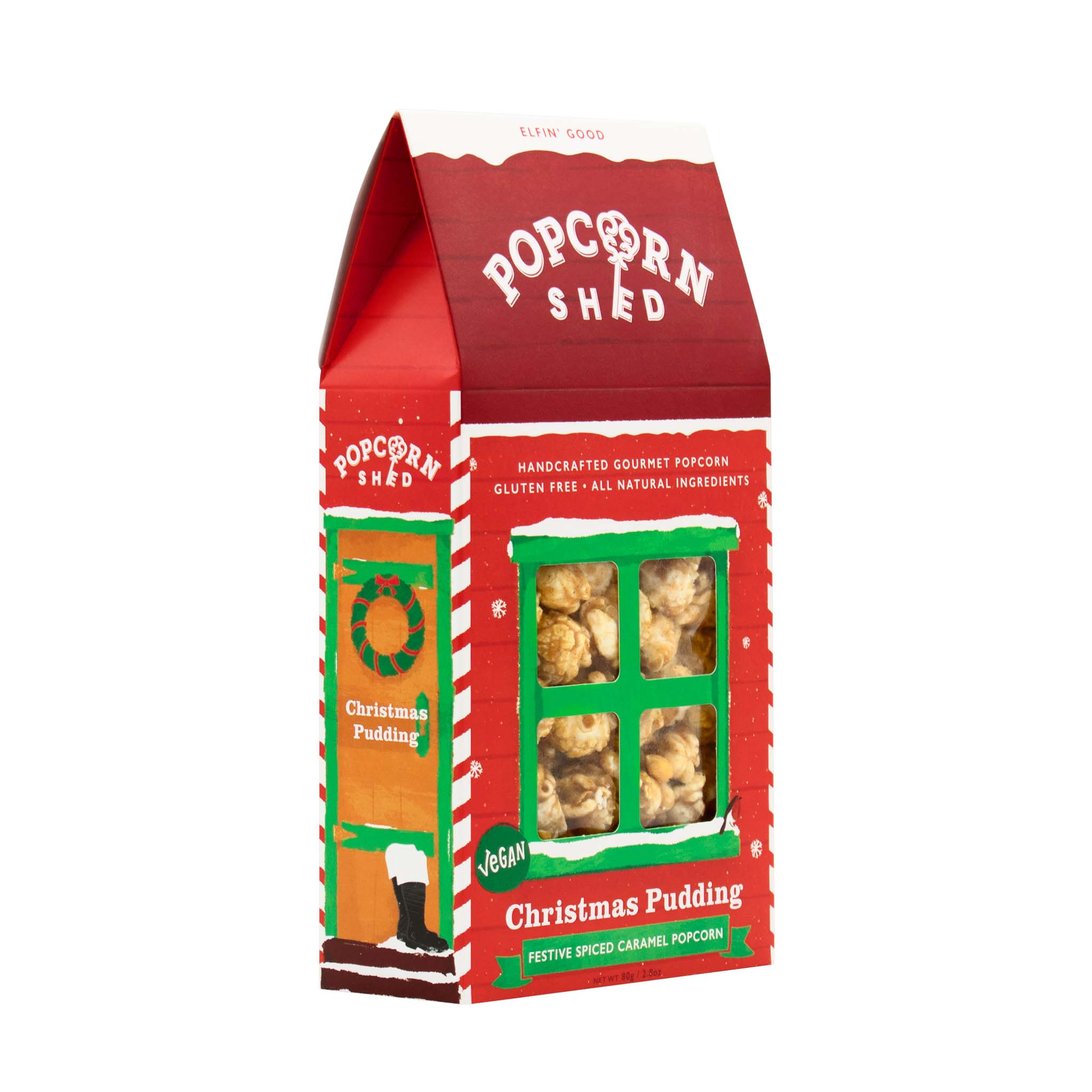 Christmas Pudding Popcorn Shed - Popcorn Shed
