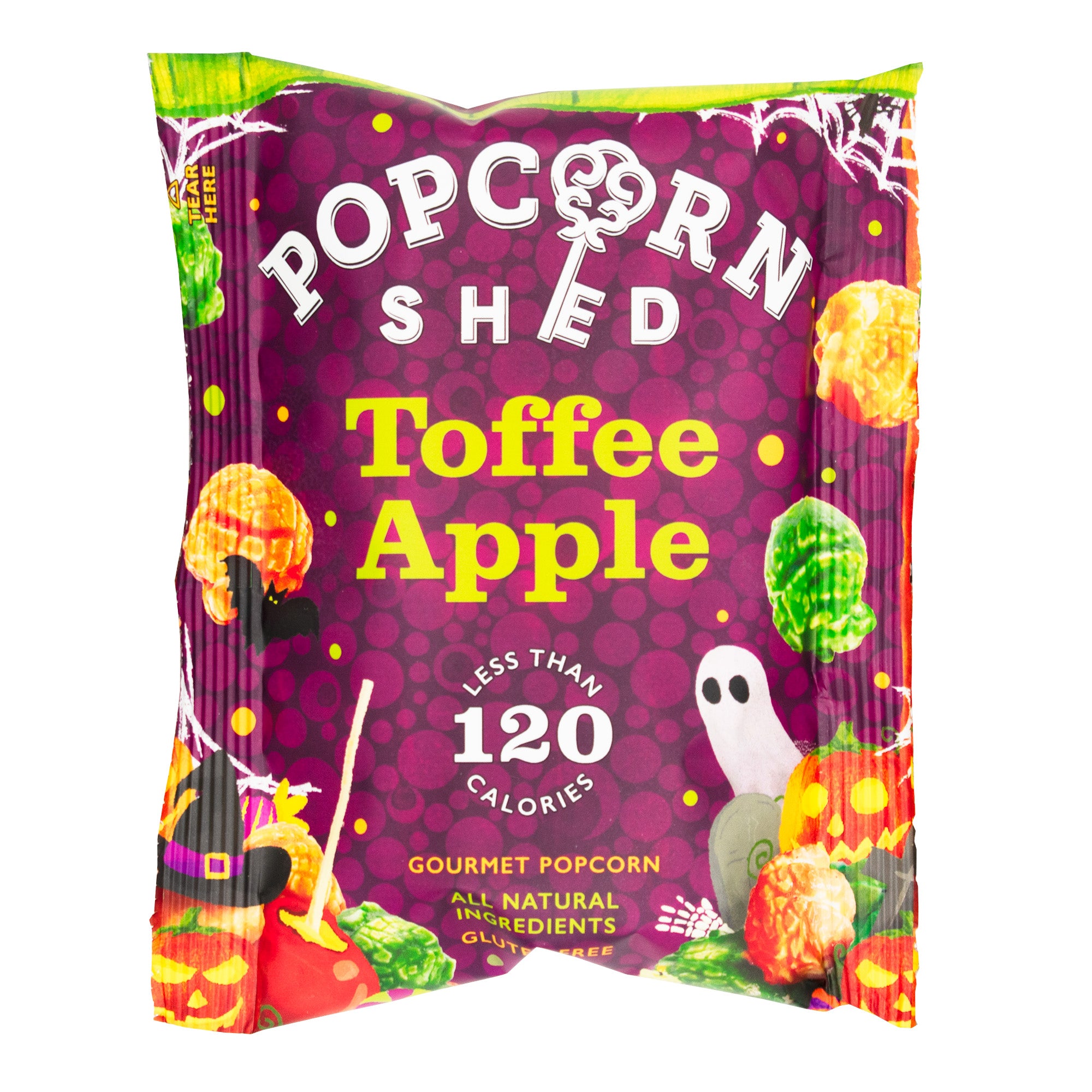 Halloween Toffee Apple Popcorn Snack Pack - Popcorn Shed