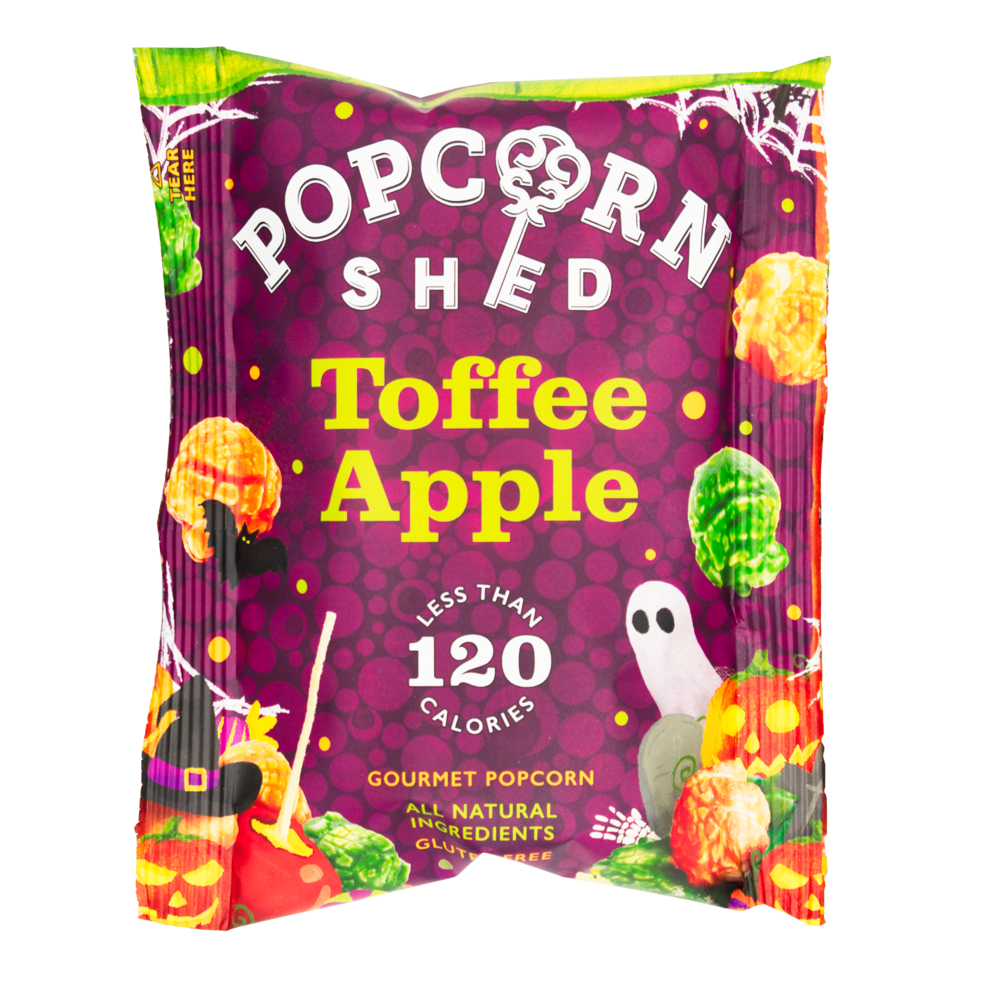 Halloween Toffee Apple Popcorn Snack Pack - Popcorn Shed