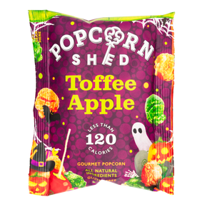 Halloween Toffee Apple Popcorn Snack Pack