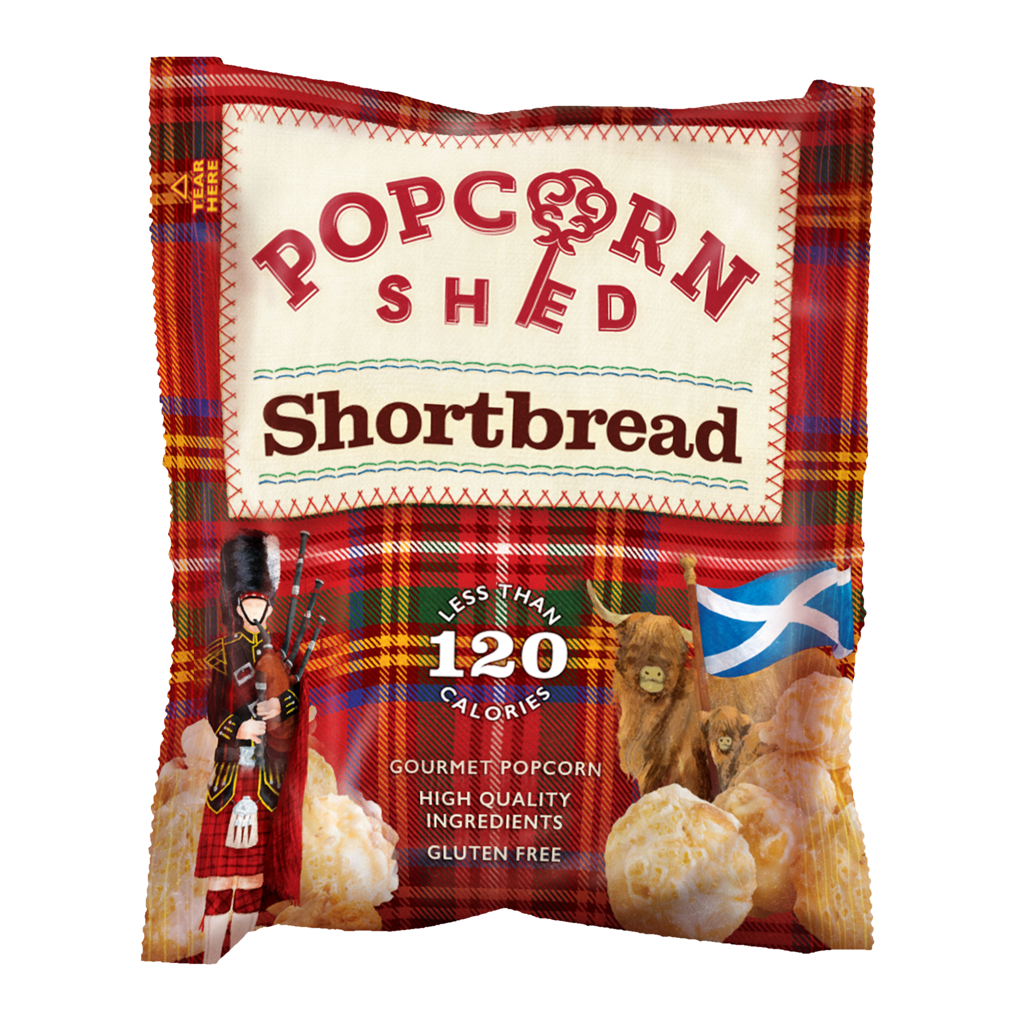 Shortbread Popcorn Snack Packs - Popcorn Shed