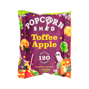 Halloween Toffee Apple Popcorn Snack Pack