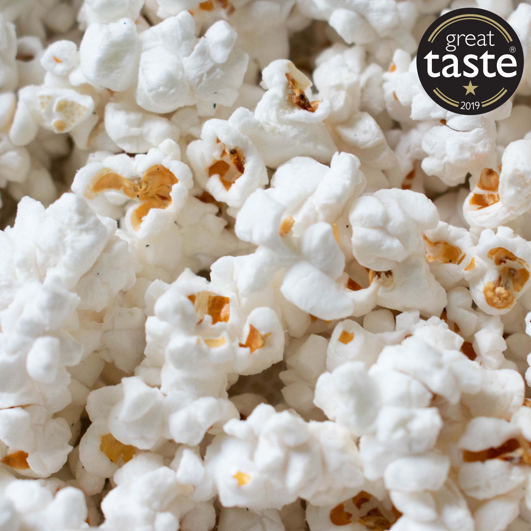 White Truffle Vegan Mini Popcorn, Great Taste Award 2019