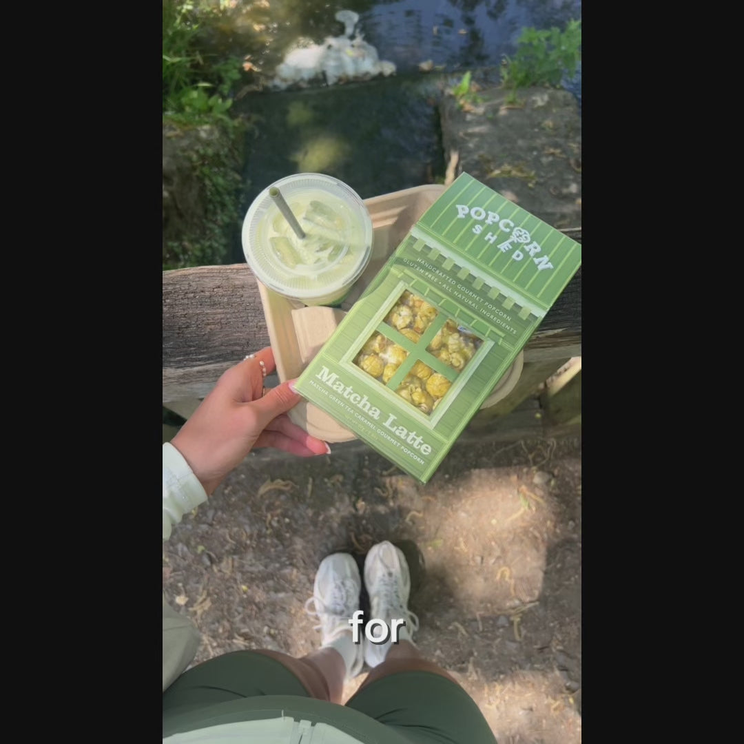 Matcha Latte Popcorn Shed