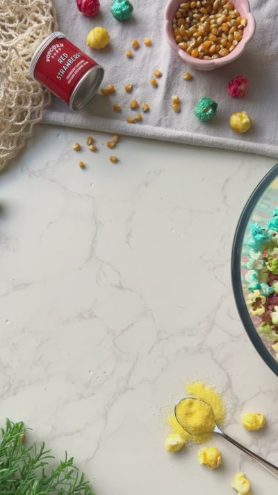 Rainbow DIY Rainbow Popcorn Colouring Kit
