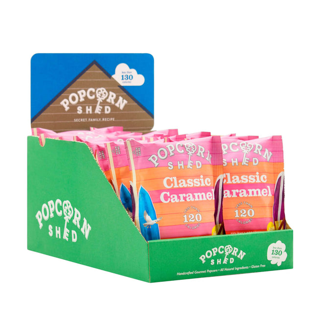 Classic Caramel Popcorn Snack Packs - Popcorn Shed