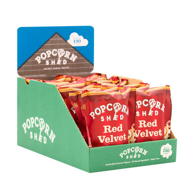 Red Velvet Popcorn Snack Packs (NEW) - Popcorn Shed