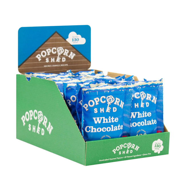 White Chocolate Popcorn Snack Packs - Popcorn Shed
