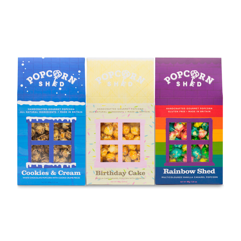 3 Shed Celebration Popcorn Bundle - Popcorn Shed