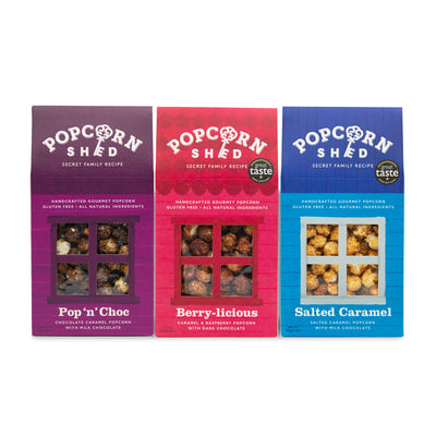 3 Shed Chocolate Popcorn Bundle - Popcorn Shed