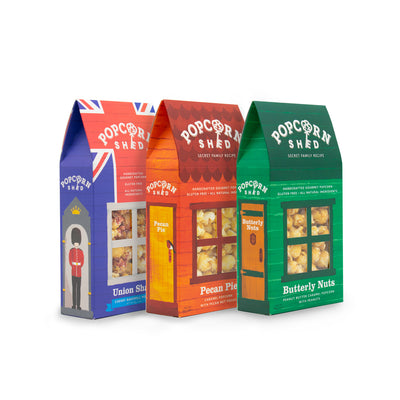 3 Shed Nut Popcorn Bundle - Popcorn Shed