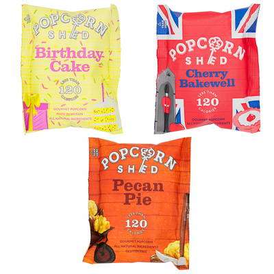 Perkbox Gourmet Popcorn Snack Pack Bundle - Popcorn Shed
