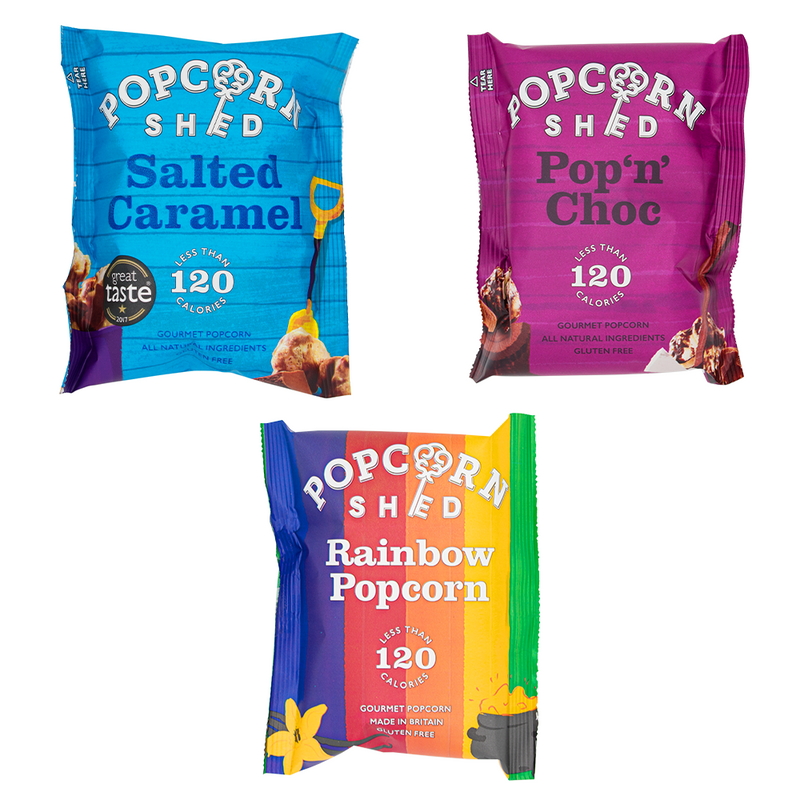 Perkbox Gourmet Popcorn Snack Pack Bundle - Popcorn Shed