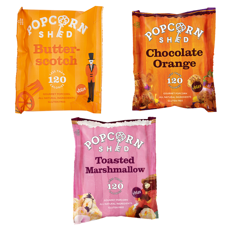 Perkbox Gourmet Popcorn Snack Pack Bundle - Popcorn Shed