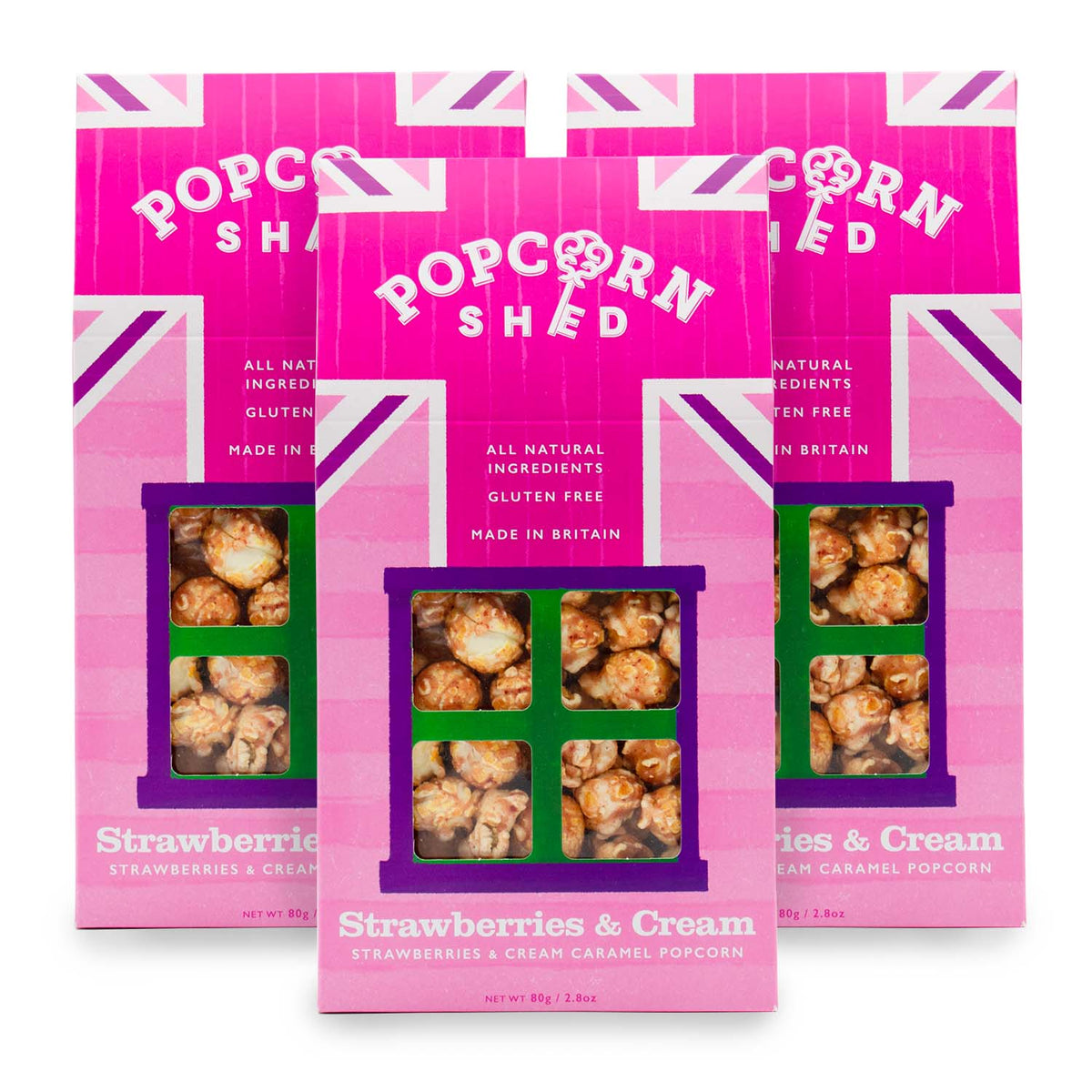 Strawberries & Cream Popcorn Shed - Popcorn Shed