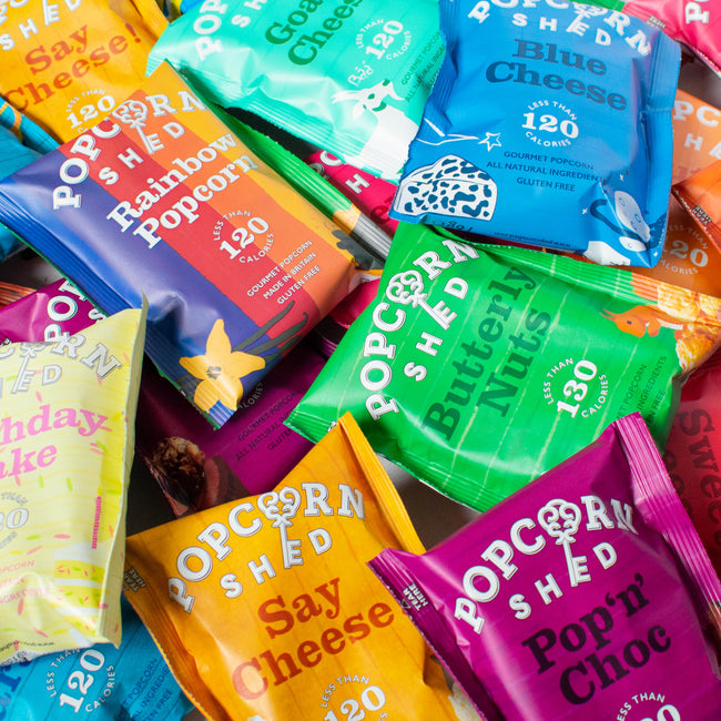 Perkbox Gourmet Popcorn Snack Pack Bundle - Popcorn Shed