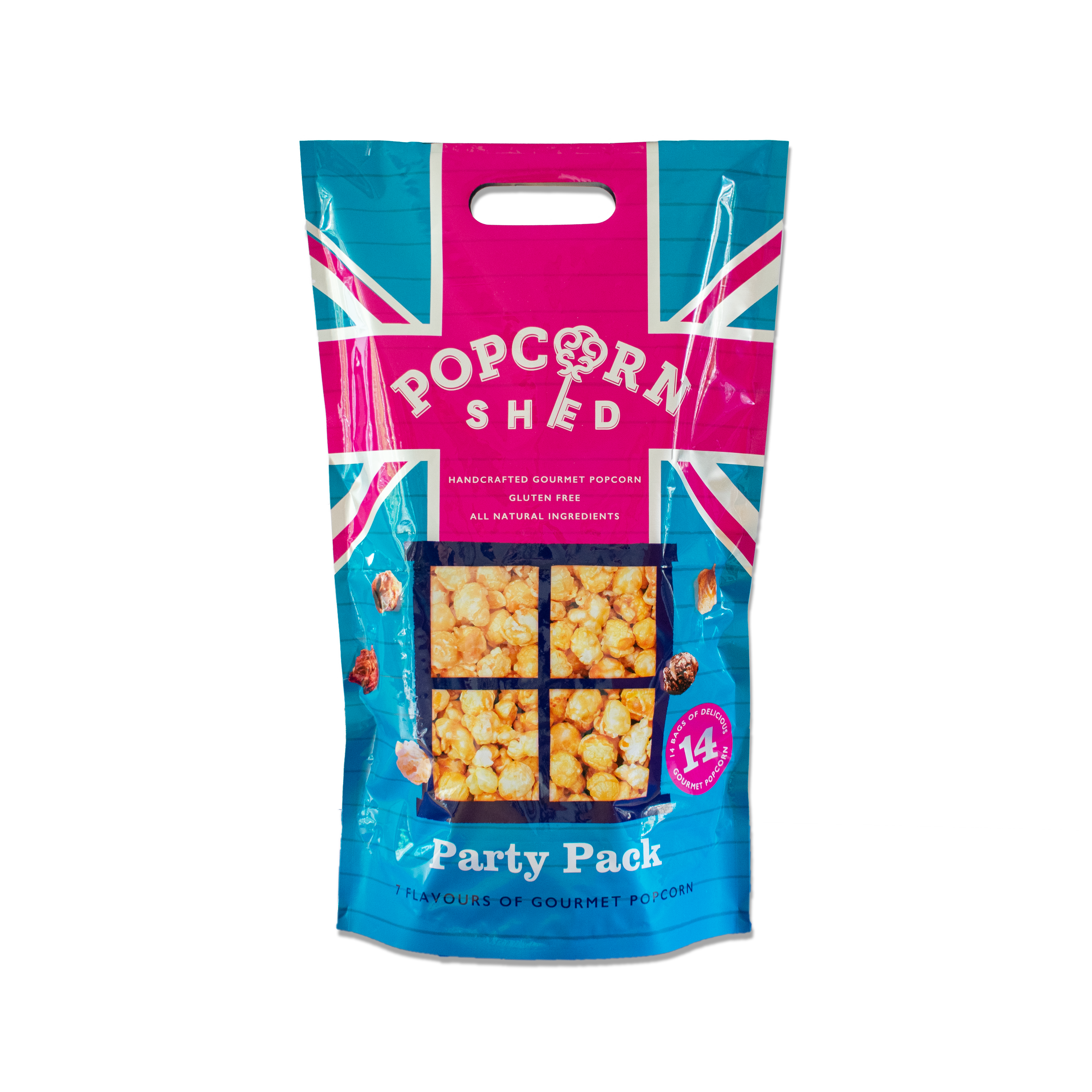 Party Pack - Variety Pack containing 14 x individual bags - Popcorn Shed