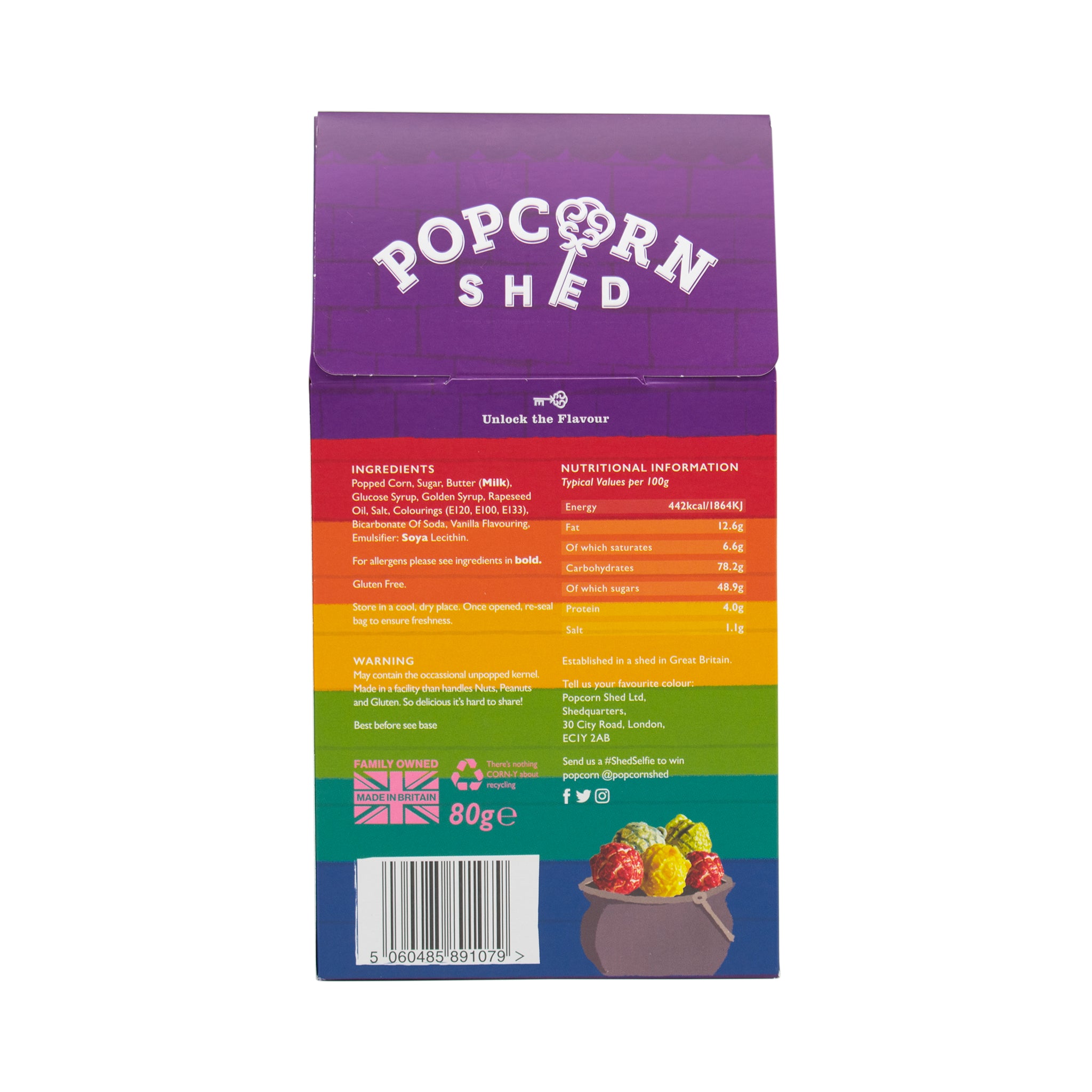 Rainbow Shed - Popcorn Shed