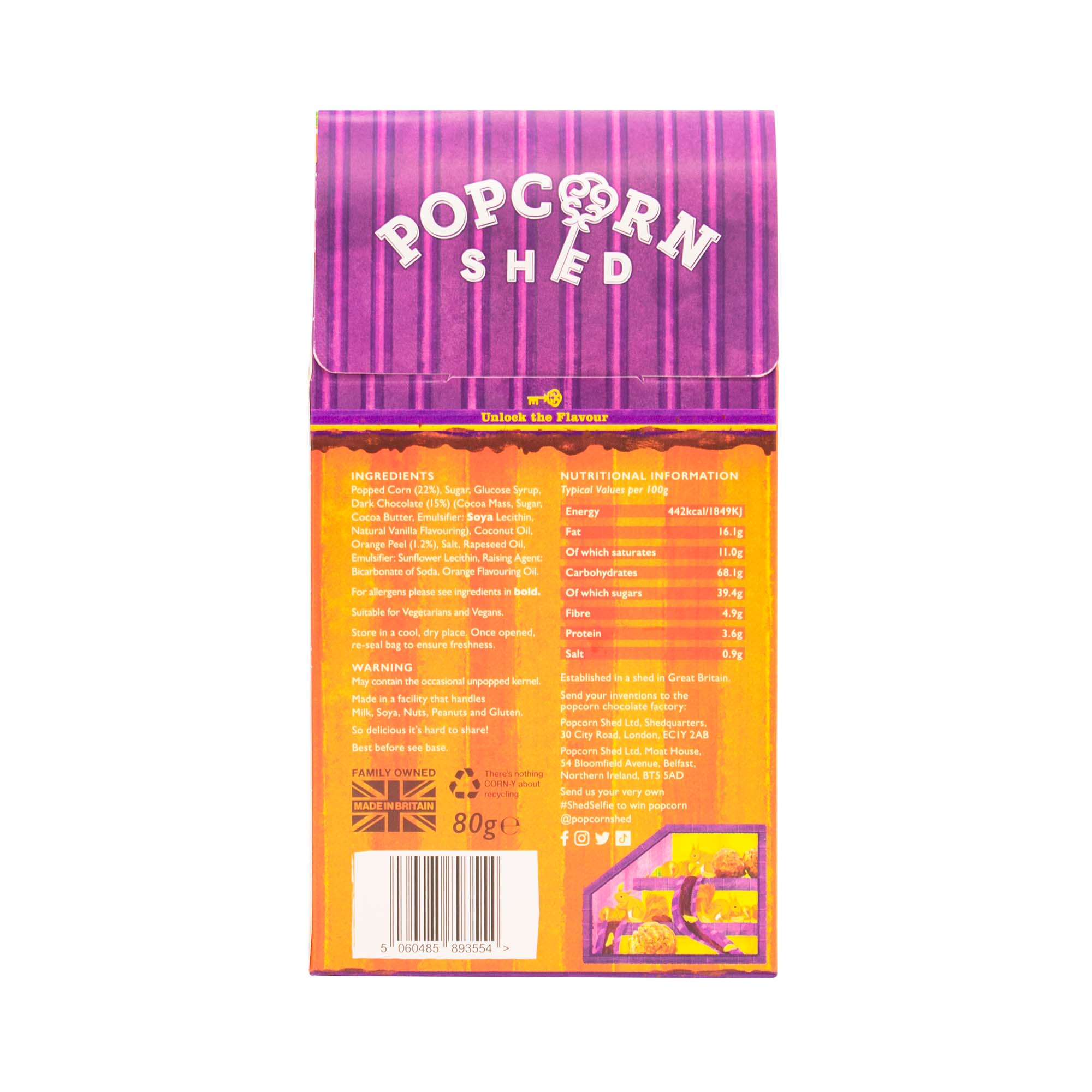 Chocolate Orange Popcorn Shed (NEW) - Popcorn Shed