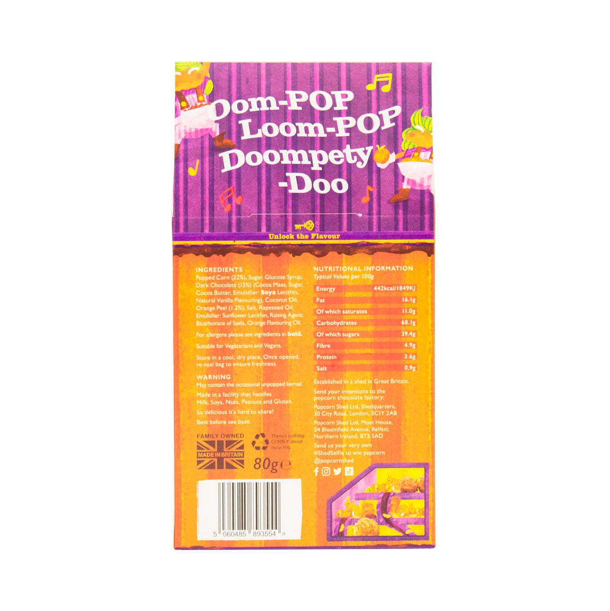 Chocolate Orange Popcorn Shed (NEW) - Popcorn Shed