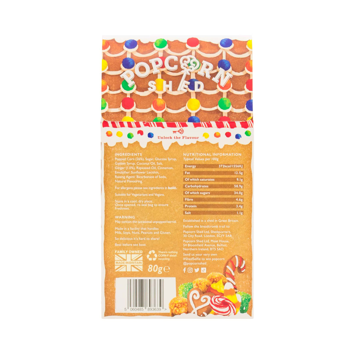 Gingerbread Popcorn Shed (NEW) - Popcorn Shed