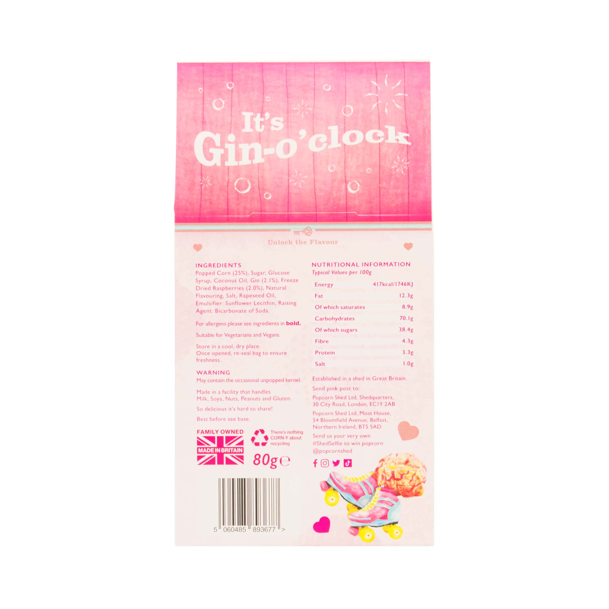 Pink Gin Popcorn Shed (NEW) - Popcorn Shed