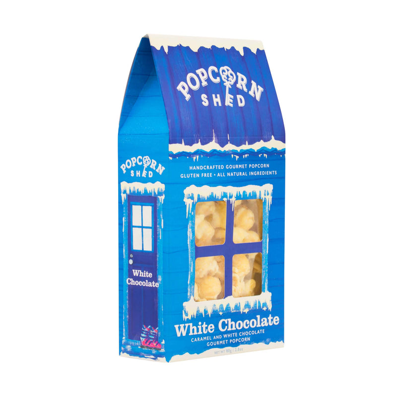 White Chocolate Popcorn Shed - Popcorn Shed