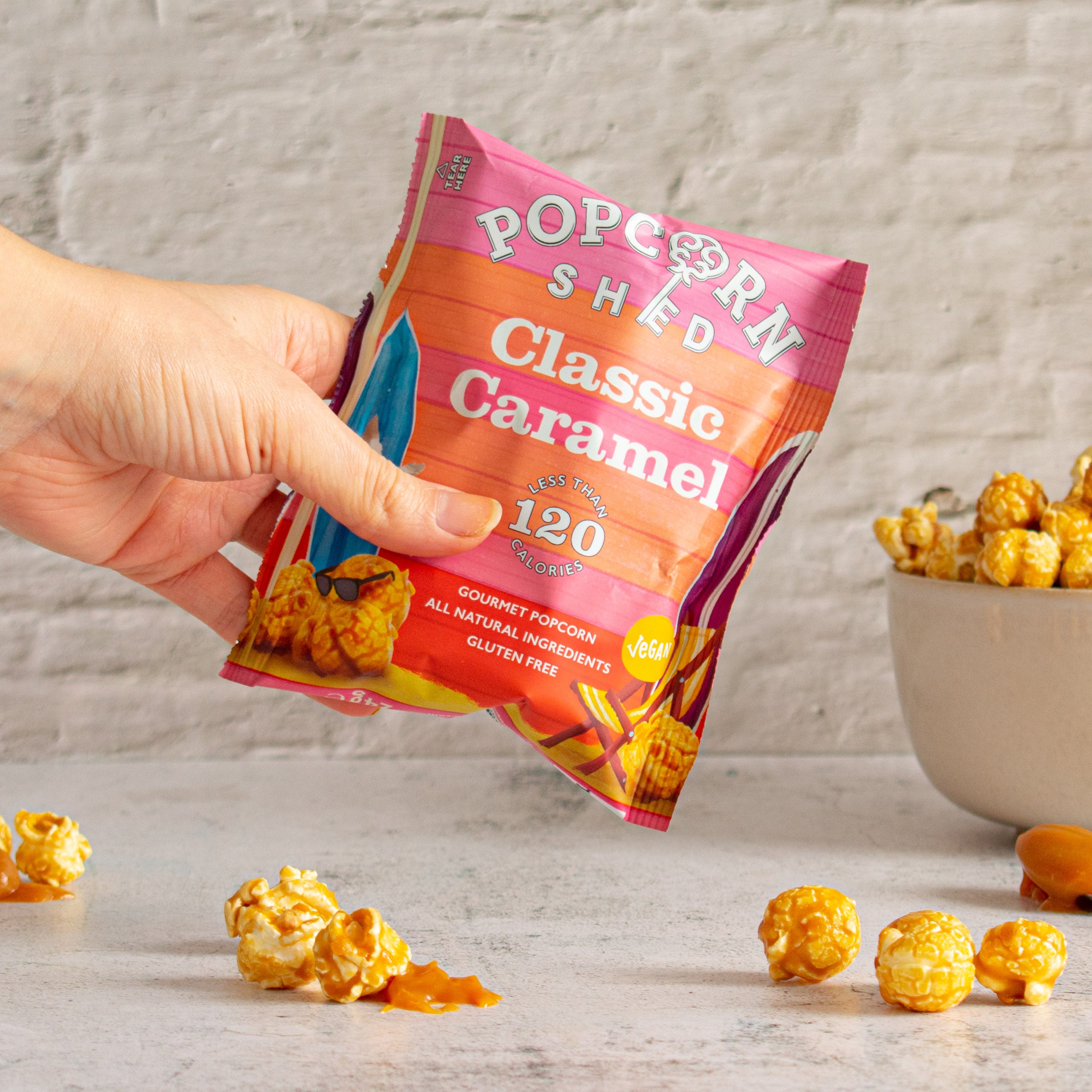 Classic Caramel Popcorn Snack Packs - Popcorn Shed