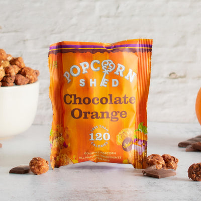 Chocolate Orange Popcorn Snack Pack - Popcorn Shed