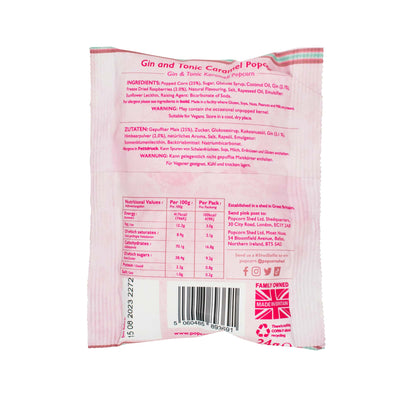 Pink Gin Popcorn Snack Packs (NEW) - Popcorn Shed