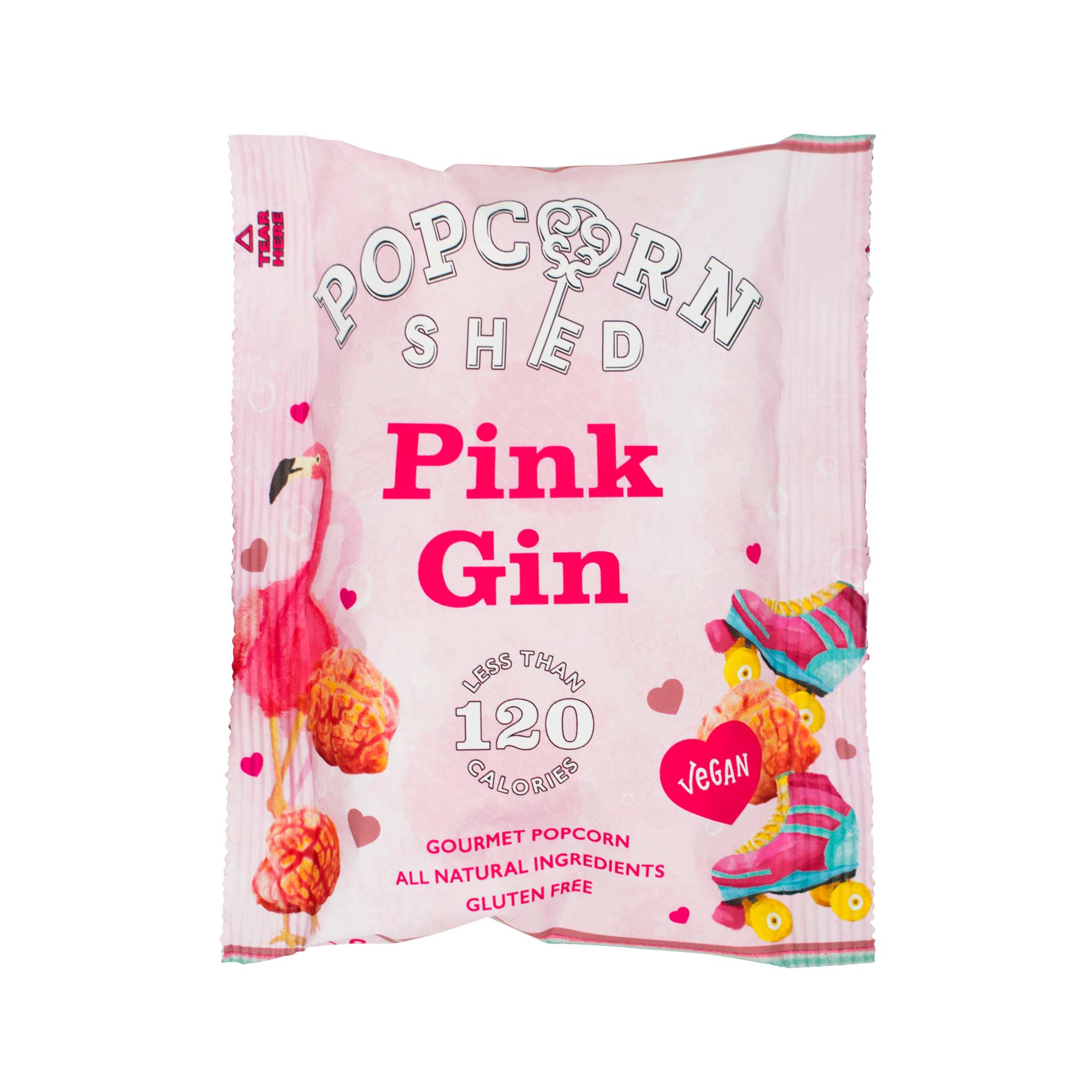 Pink Gin Popcorn Snack Packs (NEW) - Popcorn Shed